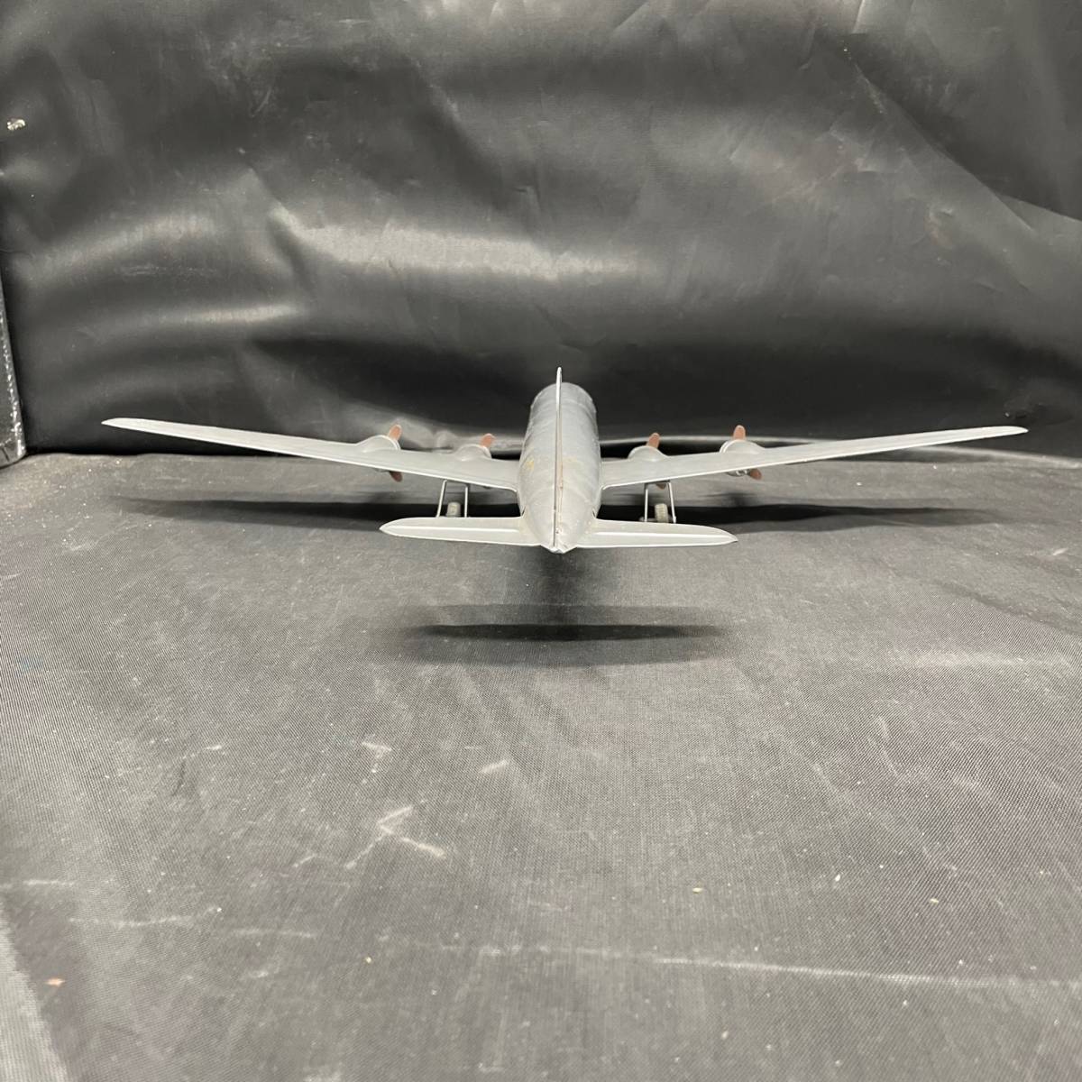【激レア】アメリカ製 当時物 1950年代 CHARLMAR Pan American SUPER-7 CLIPPER DC-7 プレススチール 箱付き 飛行機 ビンテージ 玩具_画像8