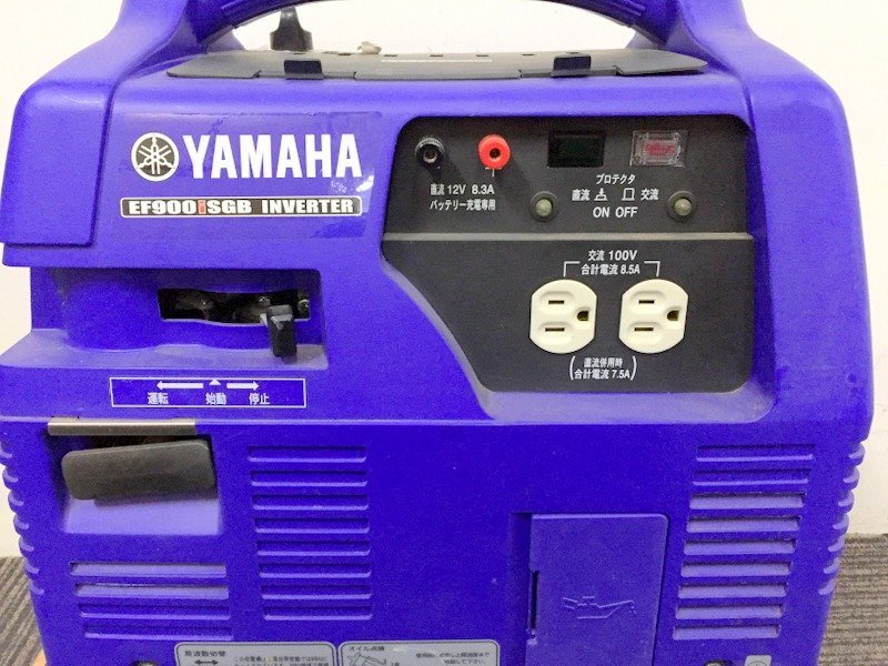 通電動作未確認】YAMAHA EF900iSGB インバーター発電機 カセットボンベ