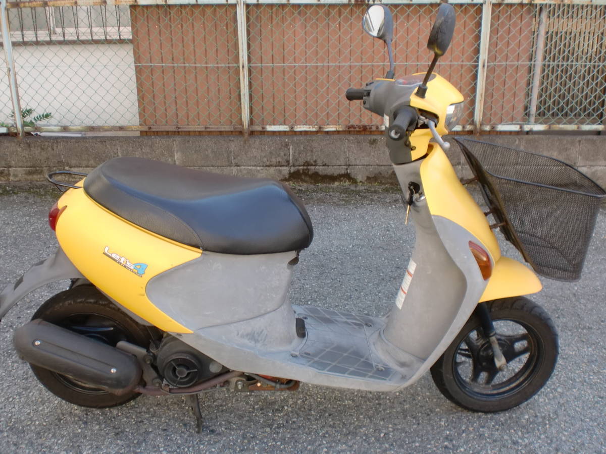 スズキ レッツ4(CA41A)実動 現状 ジャンク 3N-