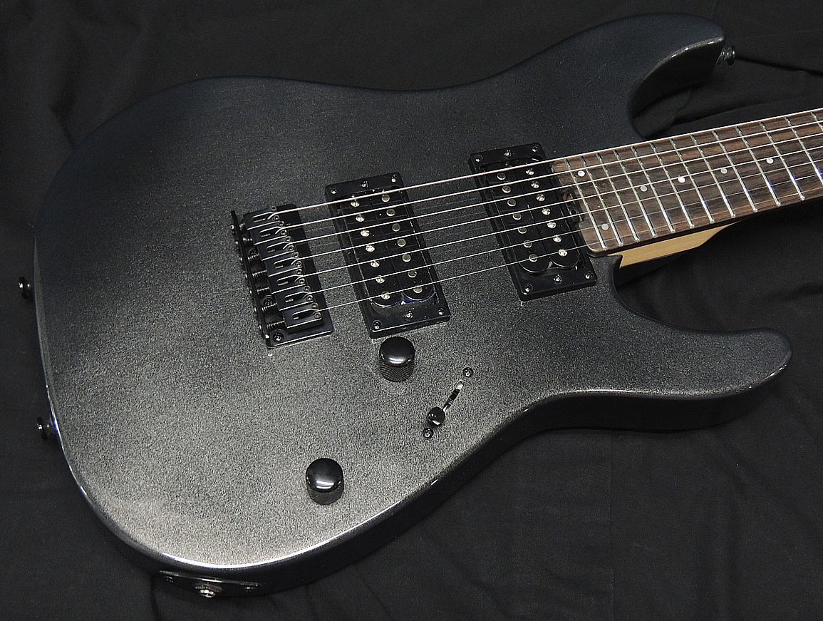 SCHECTER OL-NV-7-2H-FXD BKM R シェクター ブラック メタリック マッチングヘッド エレキギター 7弦ギター_画像3