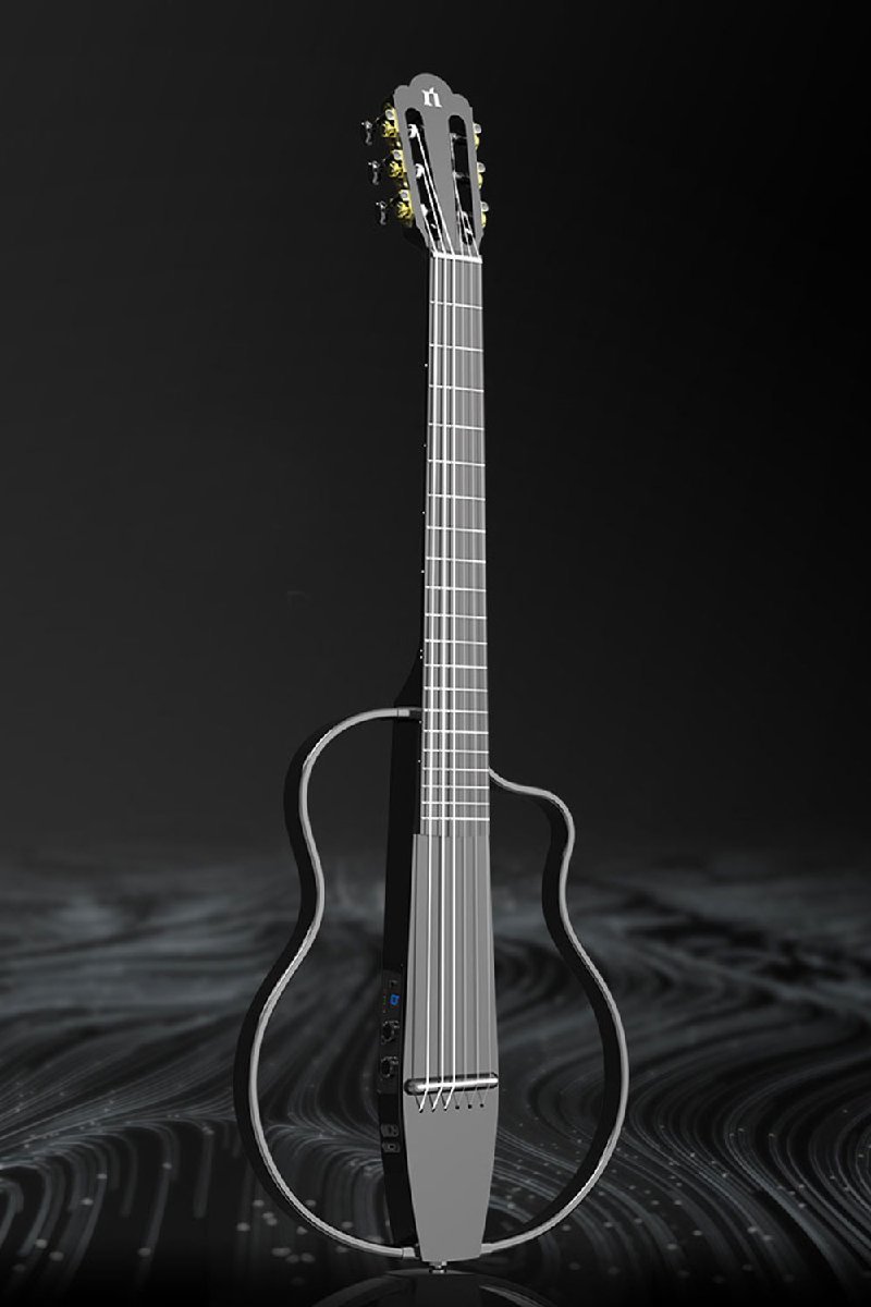 NATASHA NBSG Nylon BK Bamboo Smart Guitar ブラック ナターシャ ナイロン弦 エレガットギター 竹材 ワイヤレス接続_画像6
