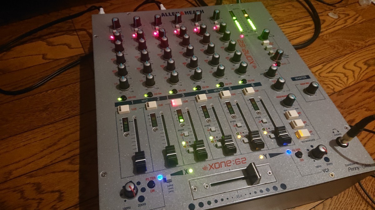 ALLEN&HEATH アレン&ヒース Xone 62 made in UK ジャンクです-