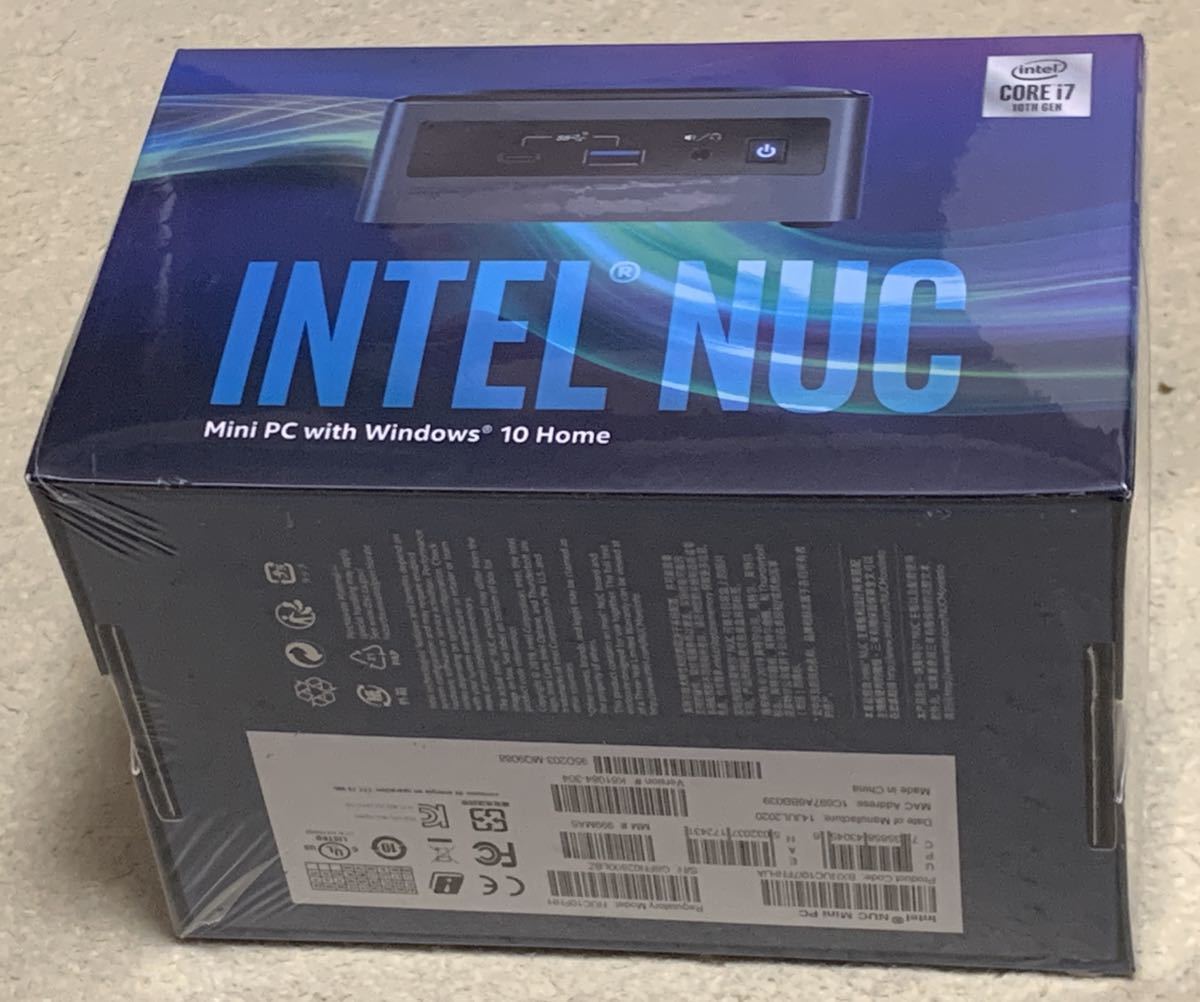 新品未開封品 インテルIntel NUC PC BXNUC10I7FNHJA Win10 Core i7 +おまけ32GB Memory_画像3