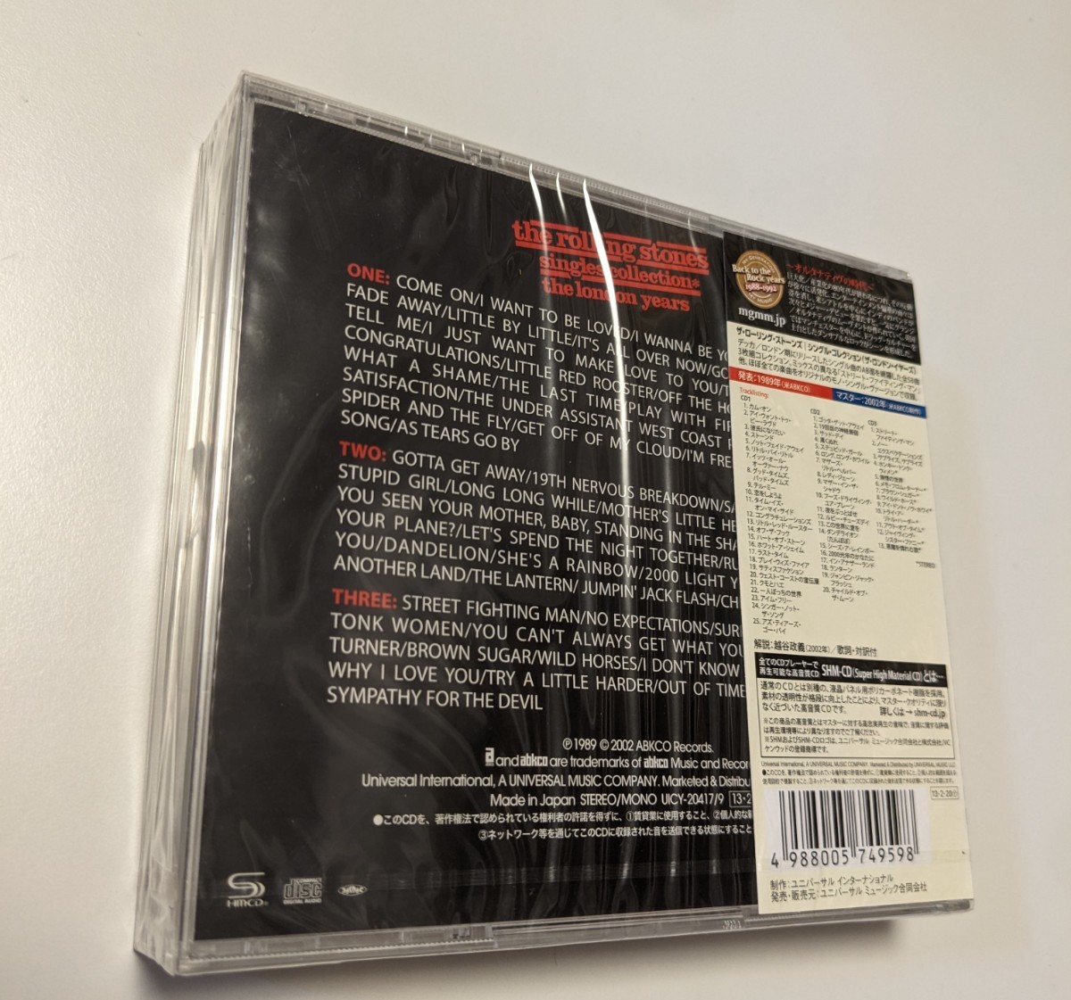 M 匿名配送 国内盤SHM-CD ザ・ローリング・ストーンズ　シングル・コレクション ザ・ロンドン・イヤーズ The Rolling Stones 4988005749598