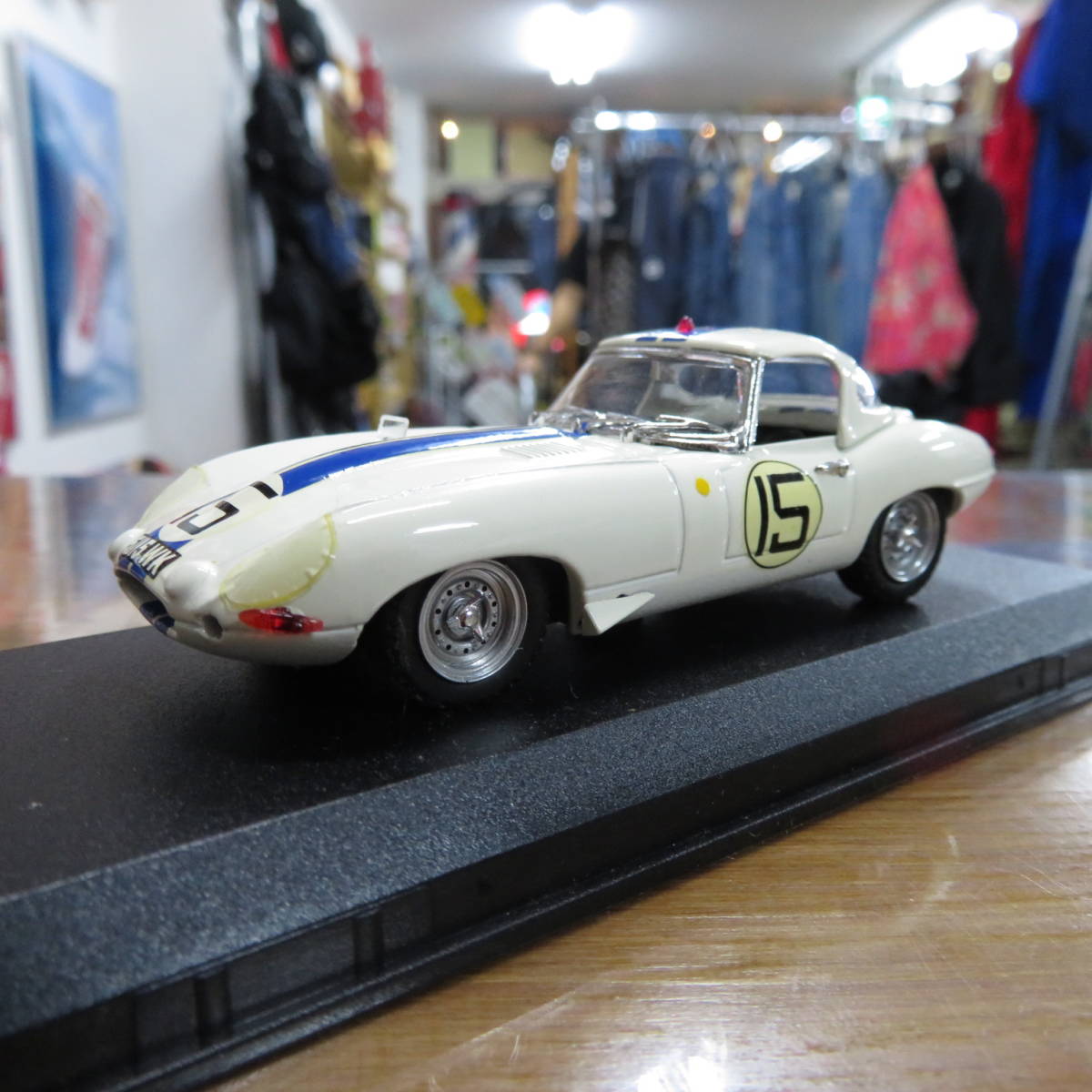 BEST JAGUAR E SPYDER LE MANS 1963 Cuningham-Grossman ジャガー E スパイダー ル・マン 1963 ミニカー モデルカー_画像3