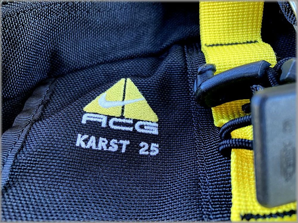 ☆ナイキ ACG 90s リュック KASRT 25 黒×黄☆検 ALL CONDITIONS GEAR