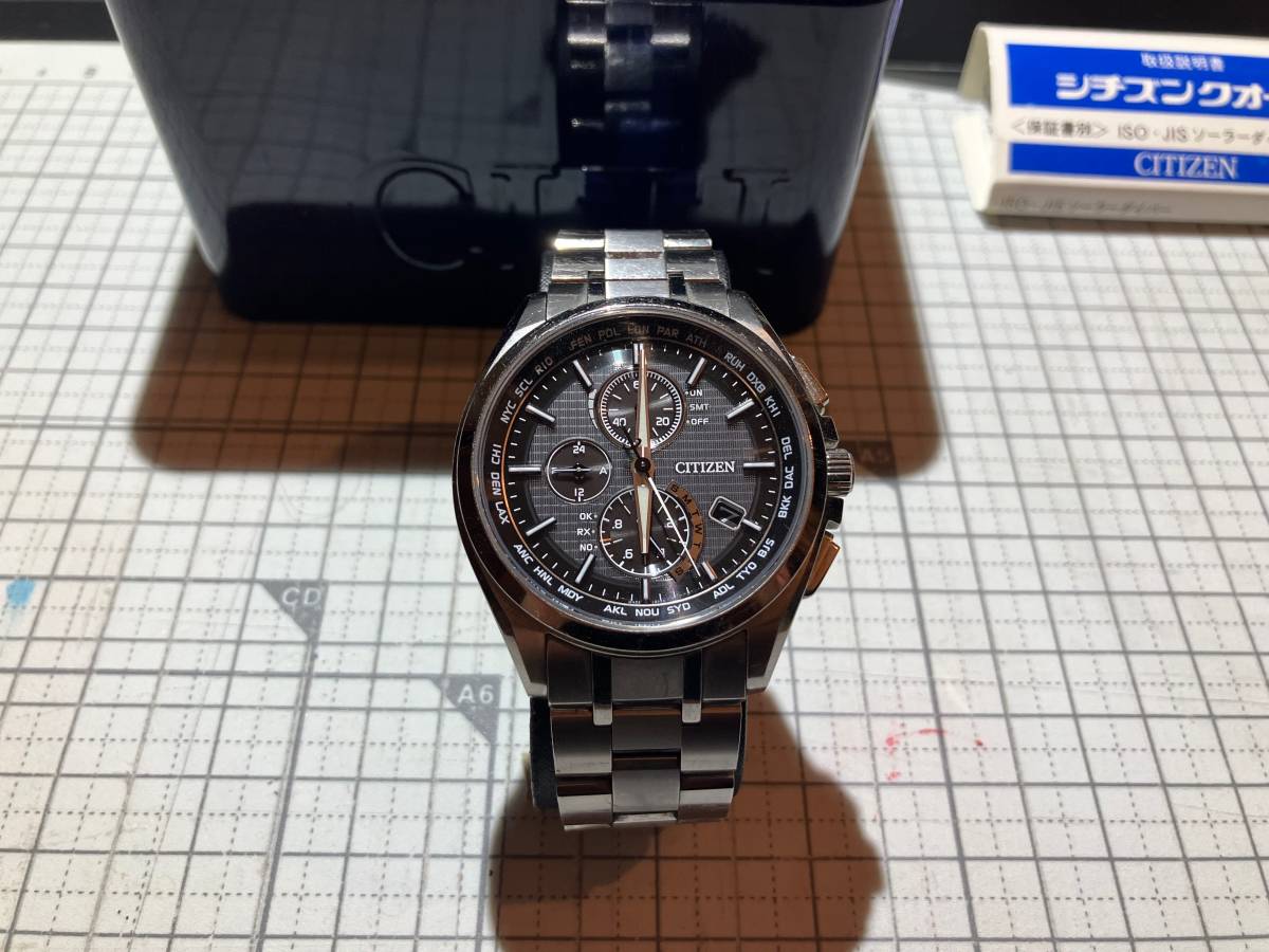 CITIZEN　アテッサ ATTESA エコ・ドライブ 電波時計 AT8040-57E ダイレクトフライト 電波ソーラー_画像2