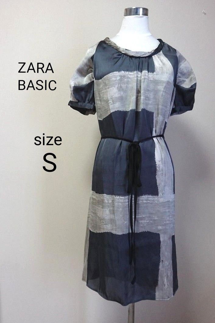 ZARA BASIC ザラ 半袖ワンピース
