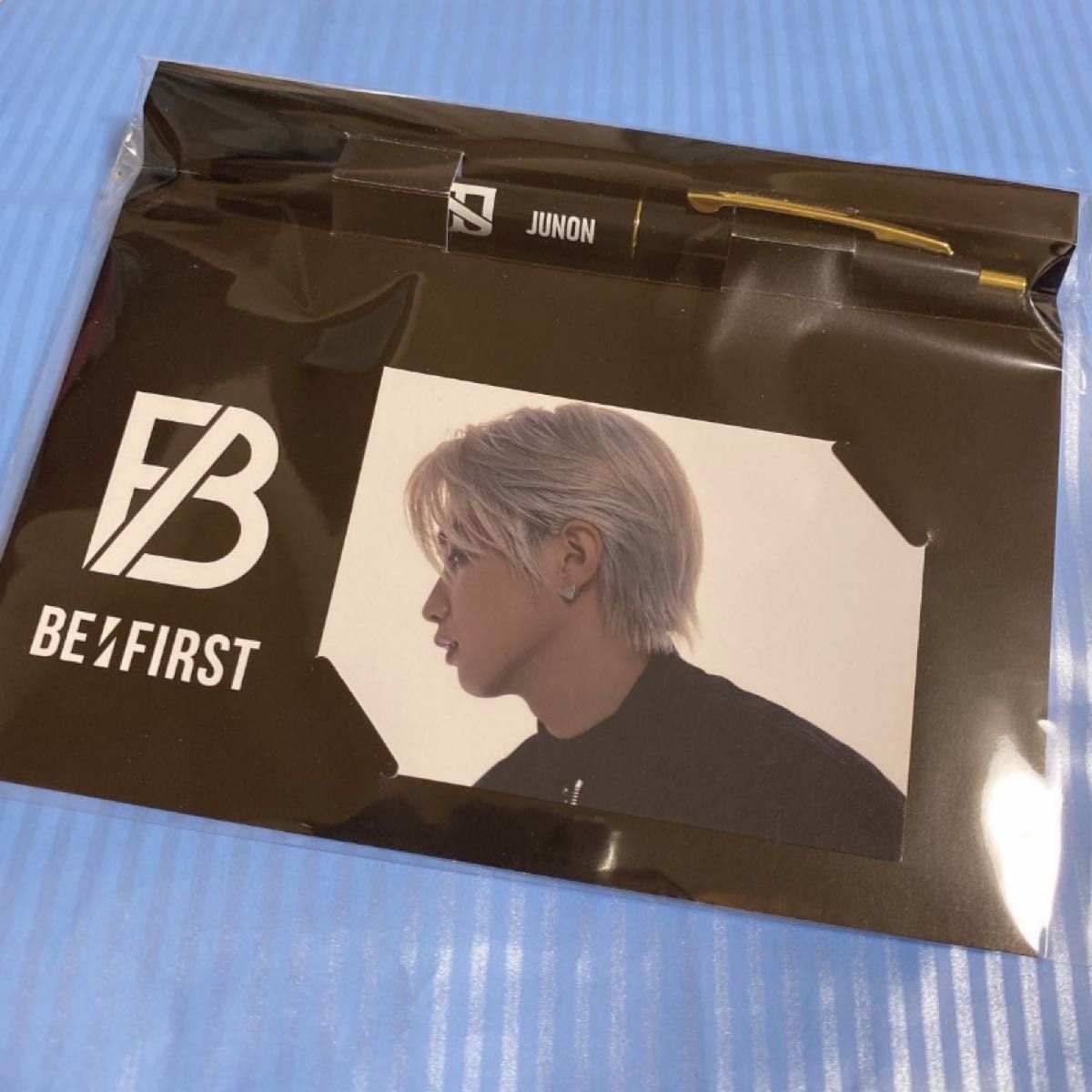 お値下げ不可!BE:FIRST ジュノン JUNON フォトカード付き ボールペン befirst ビーファースト