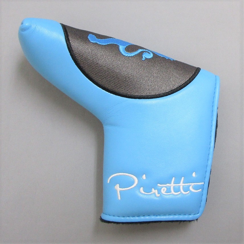 US仕様 ピレッティ ブレード パターカバー ブルー ★ 2023年 Piretti ピン型 L字 小型マレット PR-PC0007 密封パッケージ プレゼントに最適