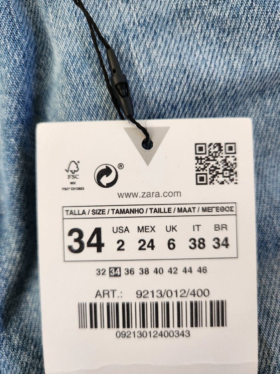新品 タグ付 ZARA デニム レディース 34|Yahoo!フリマ(旧 新品 タグ付 ZARA デニム レディース 34|Yahoo!フリマ(旧