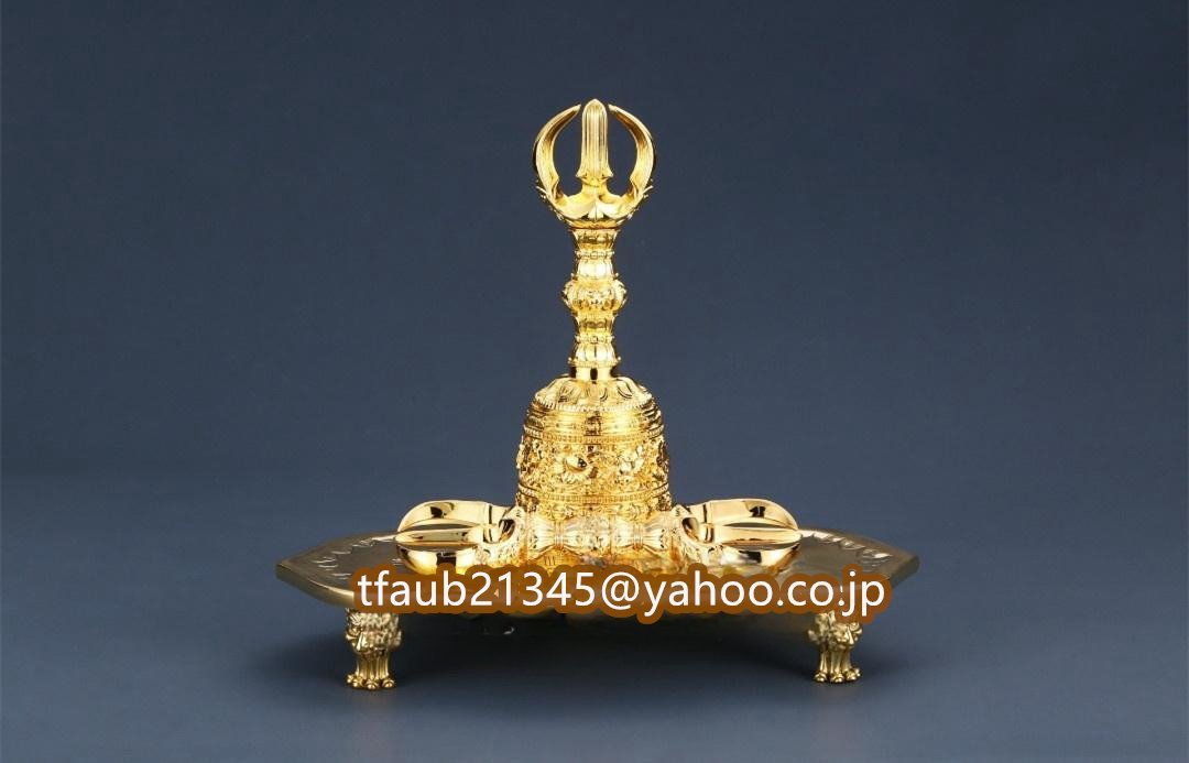 Bibian 比比昂- 「密教法具寺院用仏具」極上品真言宗三鈷杵/三 Bibian 比比昂- 「密教法具寺院用仏具」極上品真言宗三鈷杵/三