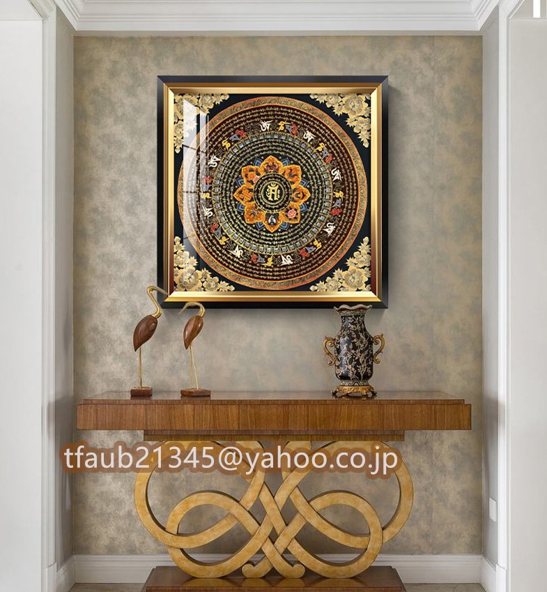  unused oil painting equipment ornament . luxurious work of art have machine glass picture entranceway wall . reception interval 
