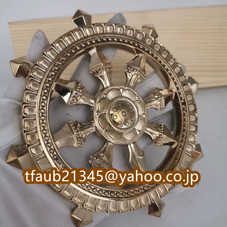 密教法具 寺院用仏具」真言宗 大型 輪宝&輪羯台 金剛輪 密教法具 寺院用仏具」真言宗 大型 輪宝&輪羯台 金剛輪