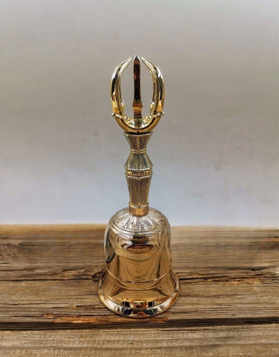 密教法具 寺院用仏具」極上品 真言宗 金剛杵 宝珠杵/宝塔杵/塔鈴/宝珠