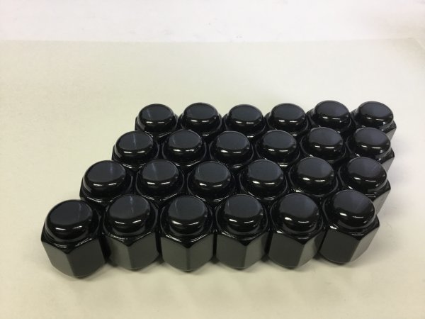 * Nissan car Homy * Caravan (6H for ) * cap nut M12×P1.25-21HEX black ( black color )24 piece 