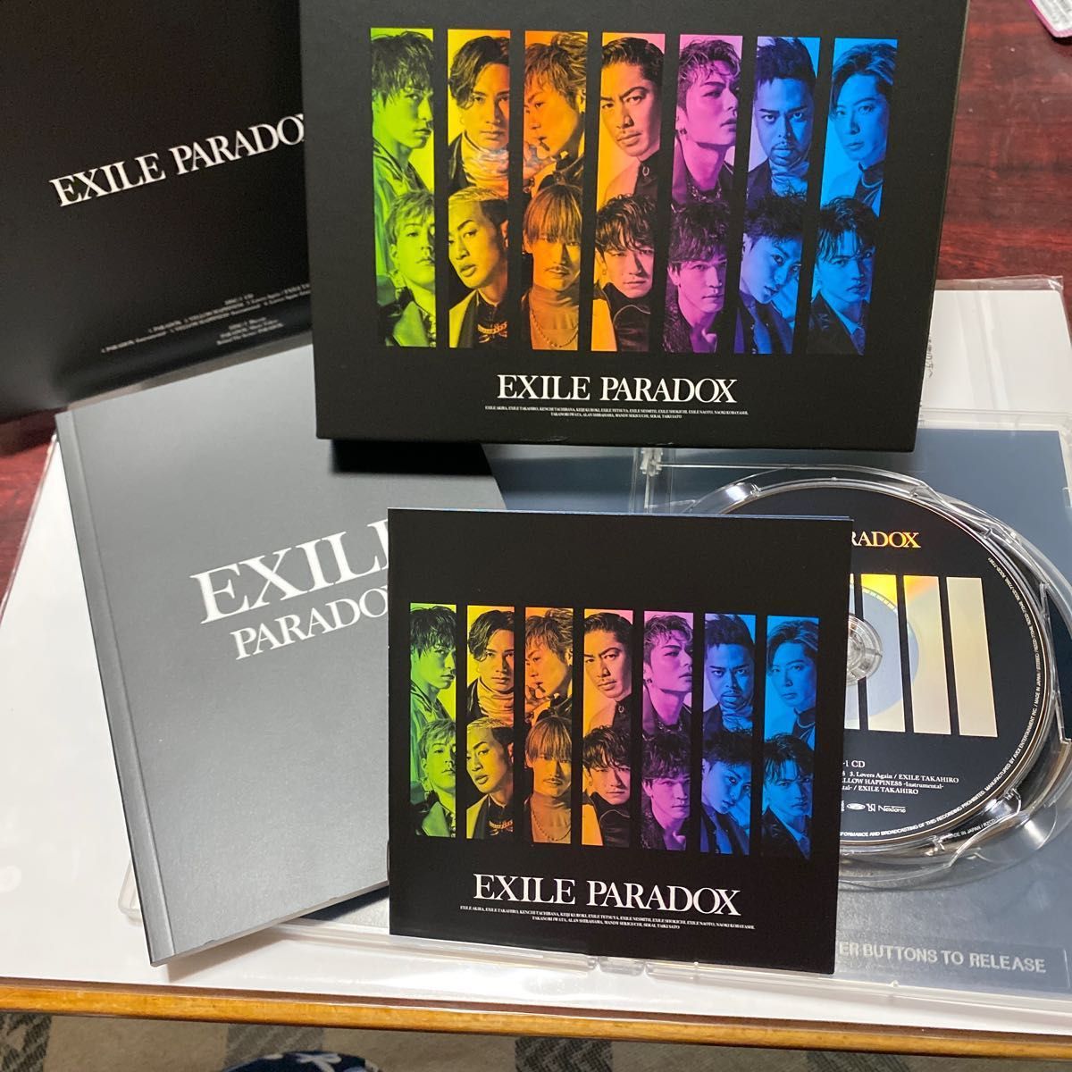 初回生産限定盤  フォトブック 三方背トールケース EXILE CD+Blu-ray/PARADOX  定価¥5,280-税込　⑤