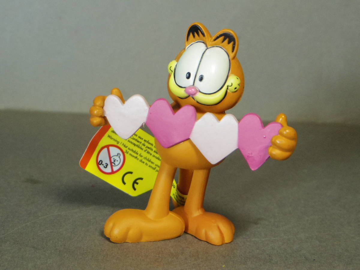 Garfield ガーフィールド PVCフィギュア ハート PLASTOY_画像1