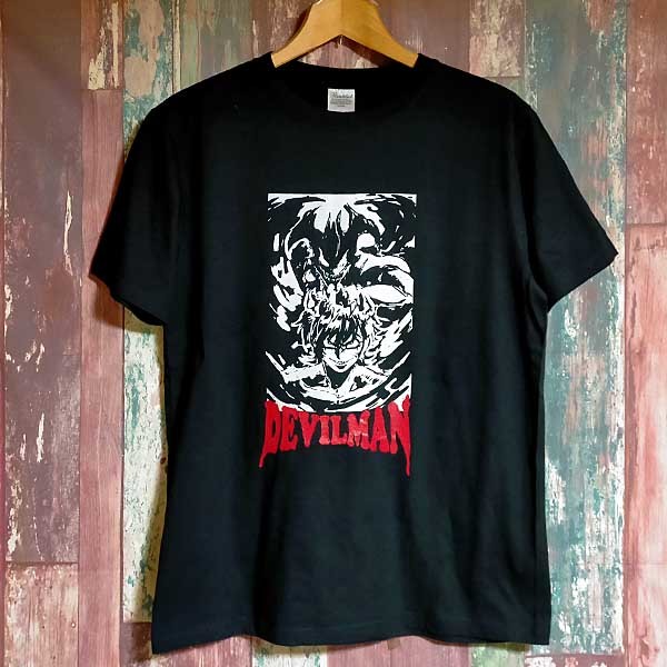 送込 DEVILMAN　デビルマン　 半袖Tシャツ 黒 XLサイズ_画像2