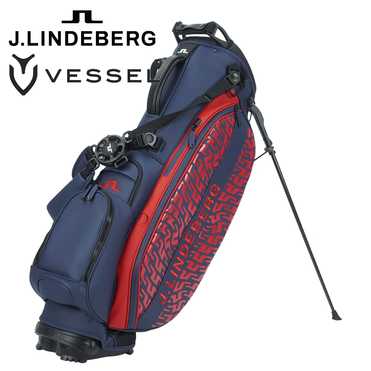 人気No.1 J.LINDEBERG × VESSEL 9.0型 スタンド式キャディバッグ 073