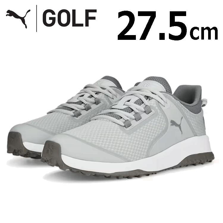 PUMA FUISON GRIP 377527 【プーマ】【スパイクレス】【サイズ：27.5cm】【カラー：01 Gray/Silver/Quiet Shade】【GolfShoes】