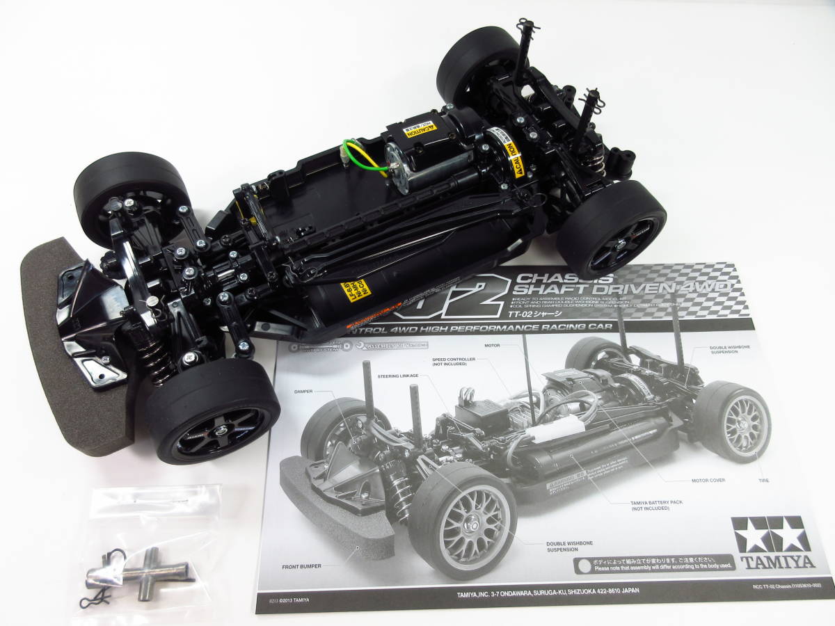 モチュールオーテック XB メーカー完成シャーシ タミヤ 新品 未使用 TT-02 TT02 MOTUL AUTECH GT-R TAMIYA body 1/10 SUPER GT R35 _画像1