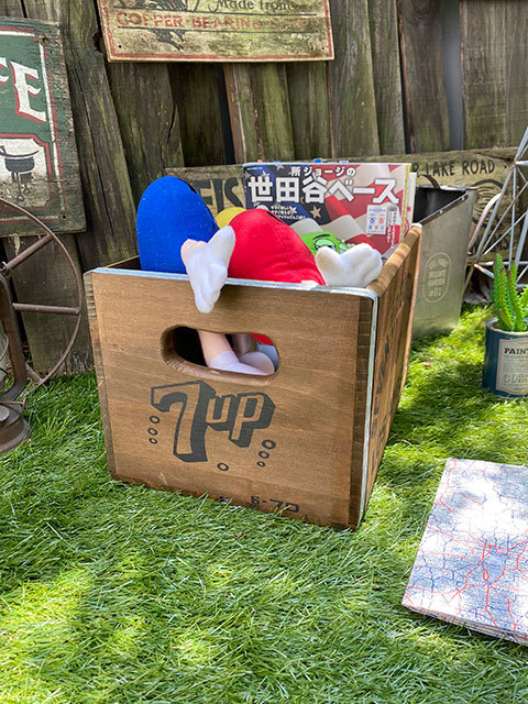7UP木箱　クレートボックス ■ アメリカン雑貨 アメリカ雑貨_画像4