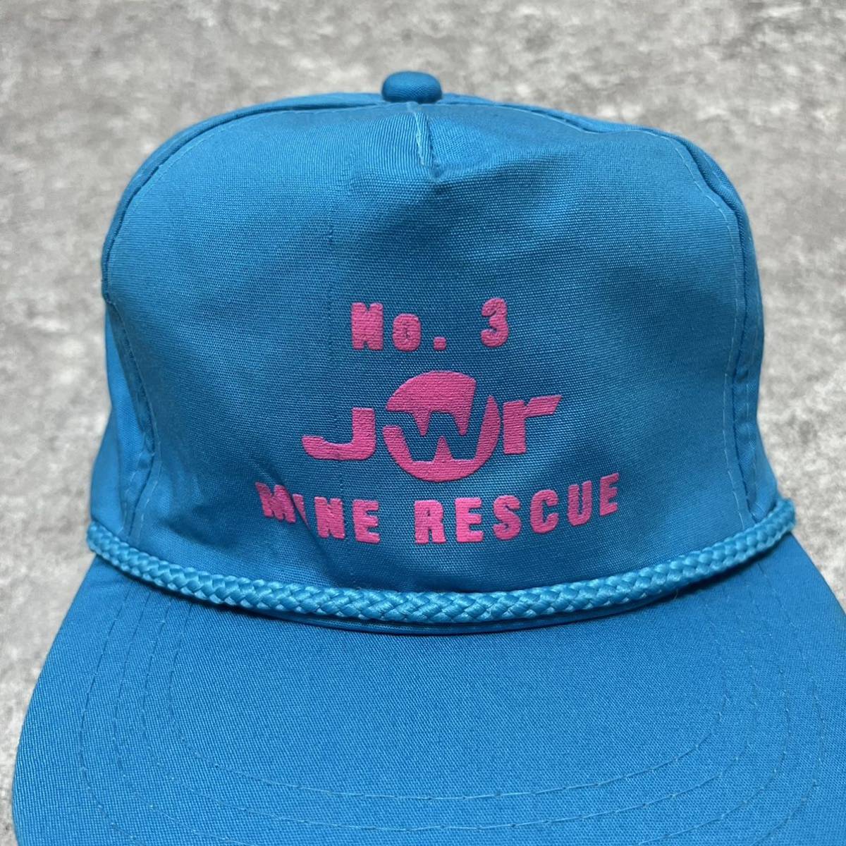 YUPOONG jwr MINE RESCUEロゴ5パネルコードキャップ80s〜｜PayPayフリマ