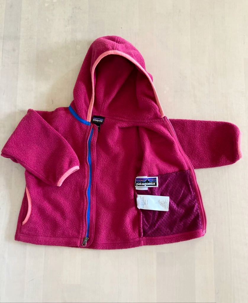 patagonia　パタゴニア　フリースパーカー　12-18M　ベビー　子供　キッズ　80　85　90　フリース　パーカー　アウター_画像4