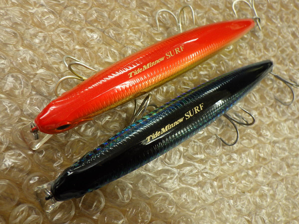 新古品 デュオ (DUO) タイドミノー135サーフ自重24gｘ２点セット・アカキン/マイワシ　Tide Minnow 135 SURF スズキ ヒラメ _画像2