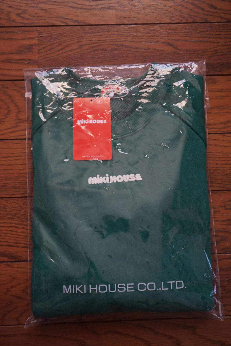 新品　◇　MIKIHOUSE　ミキハウス　◇　ロゴ　トレーナー　◇　size 120_画像2