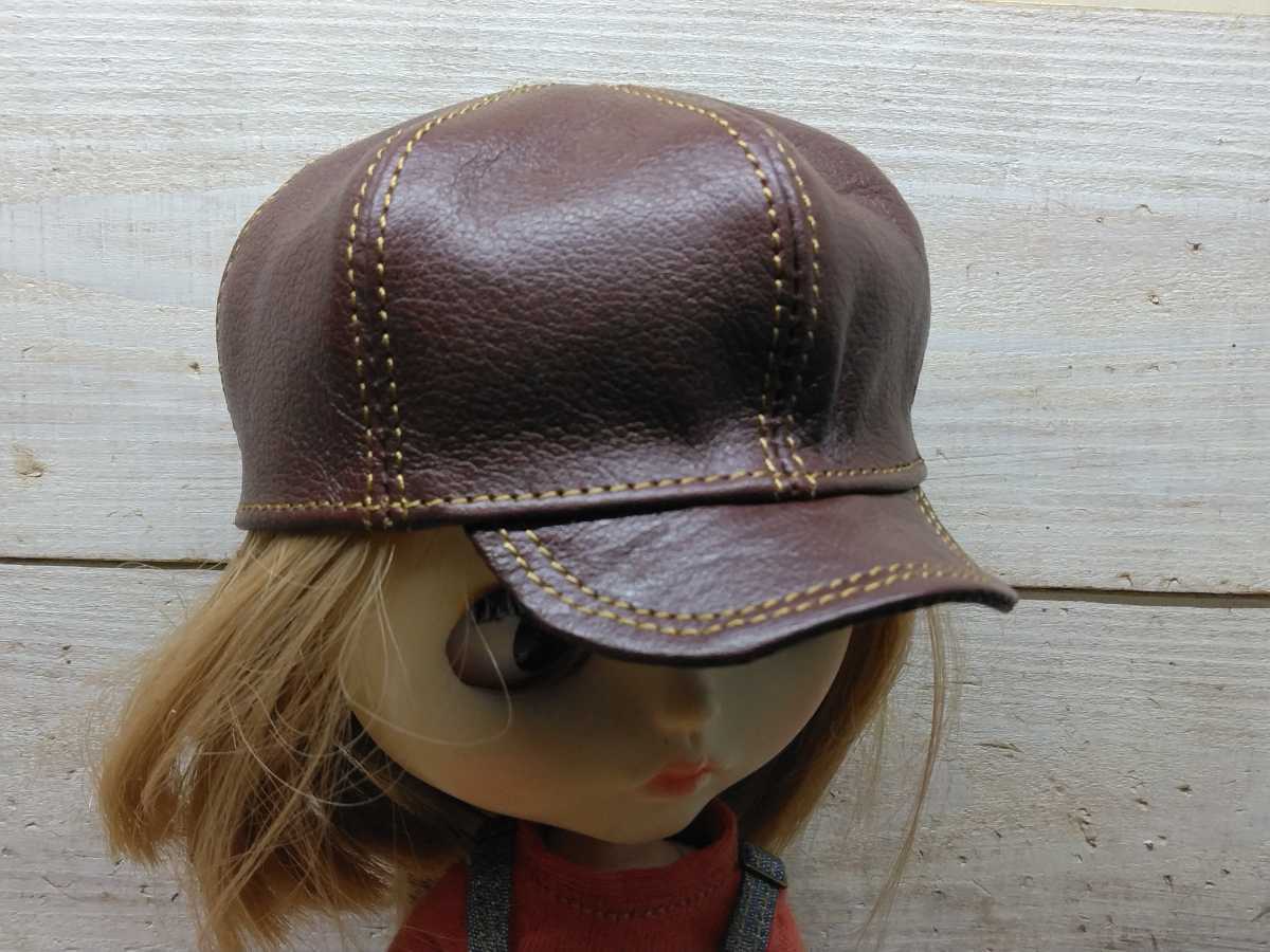  натуральная кожа Casquette Neo Blythe ручная работа шляпа шляпа колпак 0803123 Blythe наружный Fit 