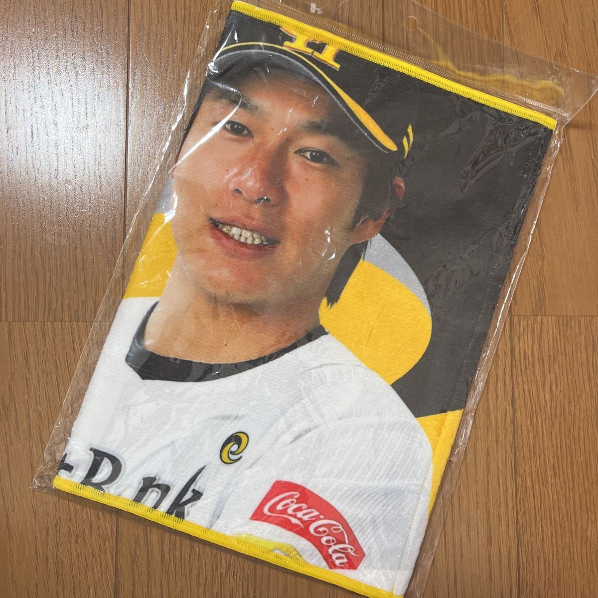 9柳田悠岐 フェイスタオル(キャプテン柳田)福岡ソフトバンクホークス