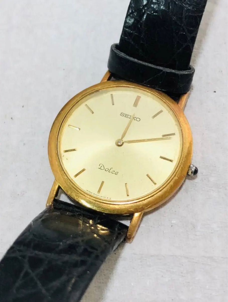 SEIKO セイコー ドルチェ18KT 8N40-6080