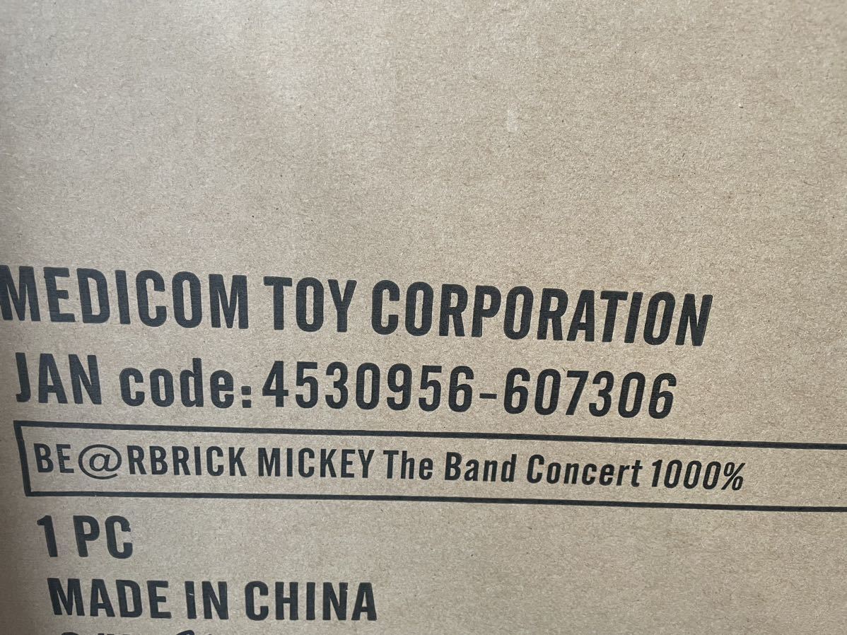 新品 BE@RBRICK MICKEY MOUSE The Band Concert 1000％ MEDICOM TOY ベアブリック kaws カウズ BASQUIAT BANKSY Keith Haring ミッキー