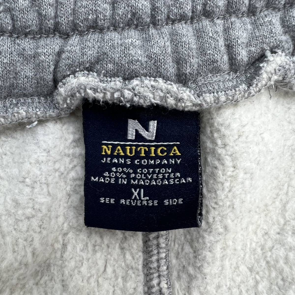 NAUTICA ☆ 幅広いシーン◎ スウェットパンツ テーパード グレー XL リラックス アメカジ スポーツ トレーニング ノーティカ■Ja6541_画像6