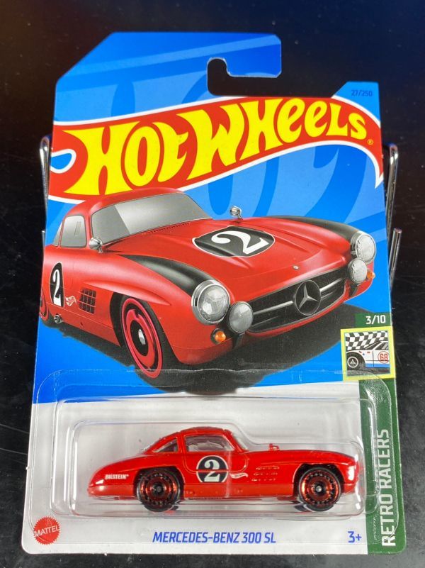 ホットウィール HOTWHEELS MERCEDES BENZ 300 SL メルセデス ベンツ 赤_画像1