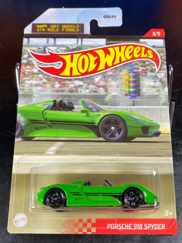 ホットウィール HOTWHEELS 1/4 MILE FINALS PORSCHE 918 SPYDER ポルシェ スパイダー_画像1