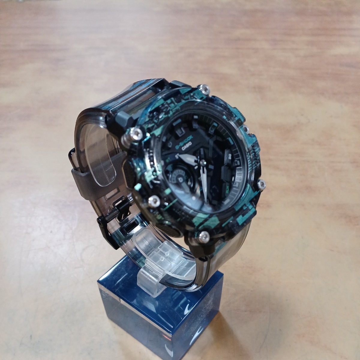 CASIO G-SHOCK GA-2200 カシオ ジーショック カーボンコアガード スケルトン デジアナ 腕時計 中古 動作確認済み 長期保管の画像2