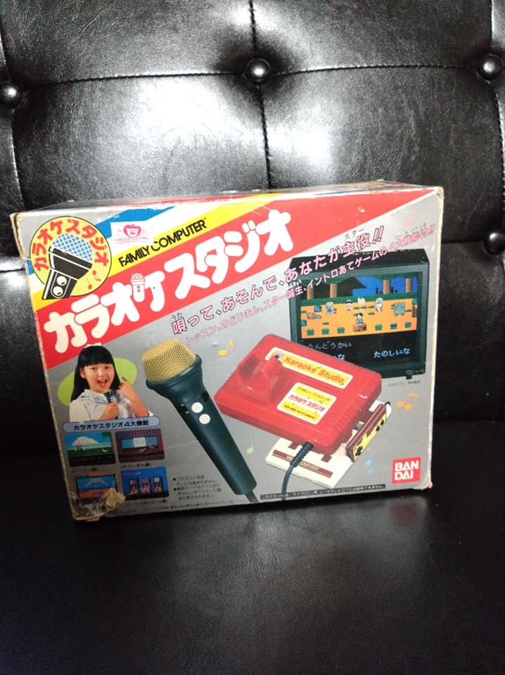 ★激レア！★昭和レトロ★ファミリーコンピューター/ファミコン★カラオケスタジオ★バンダイ製★動作未確認品★_画像1