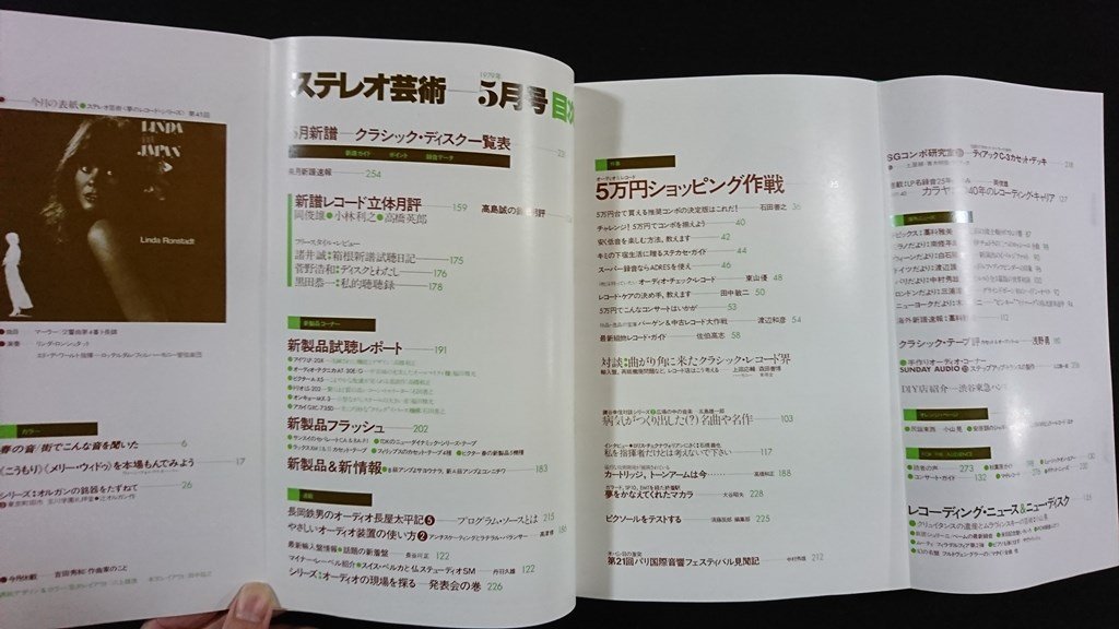 ｖ△　ステレオ芸術　1979年5月号　オーディオ＆レコード5万円ショッピング作戦　ラジオ技術社　古書/O02_画像2