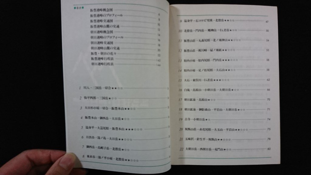 ｖ△ 岳人カラーガイドブックス 飯豊連峰・朝日連峰 東京新聞出版局 昭和56年 古書/A08の画像2