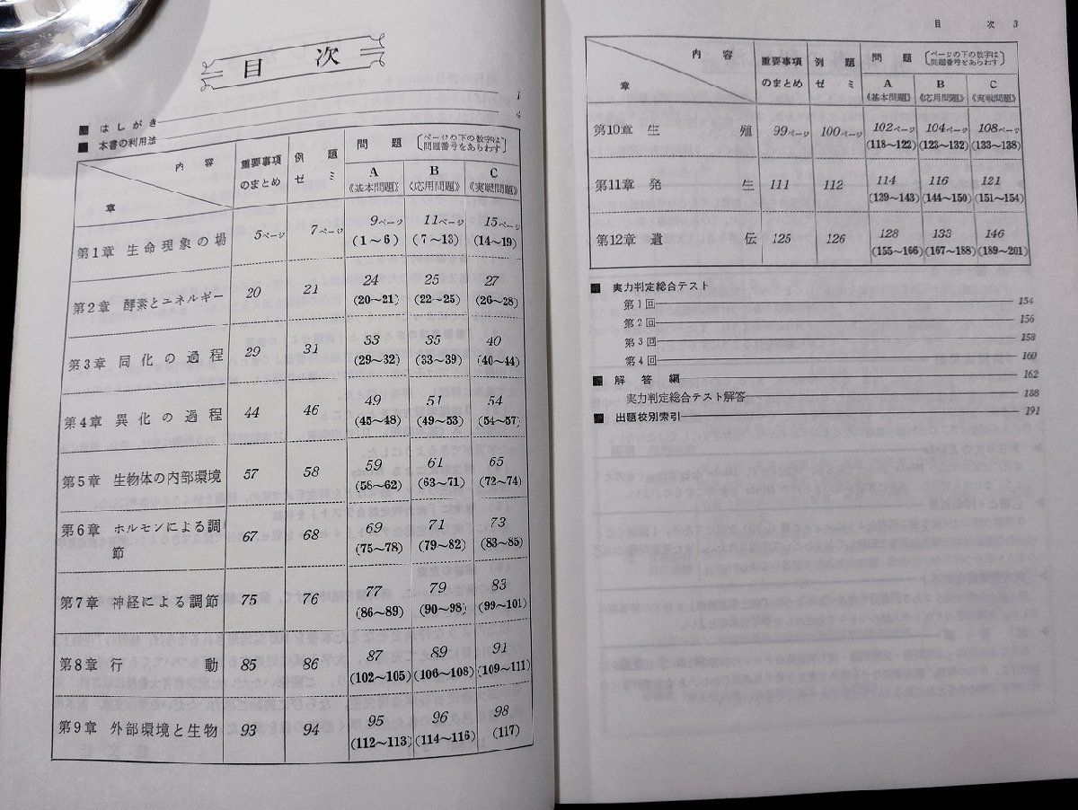 Ｐ△　実力アップ　生物Ⅰ問題　監修・江原有信・古谷庫造　発行年不明　旺文社　/A02_画像2