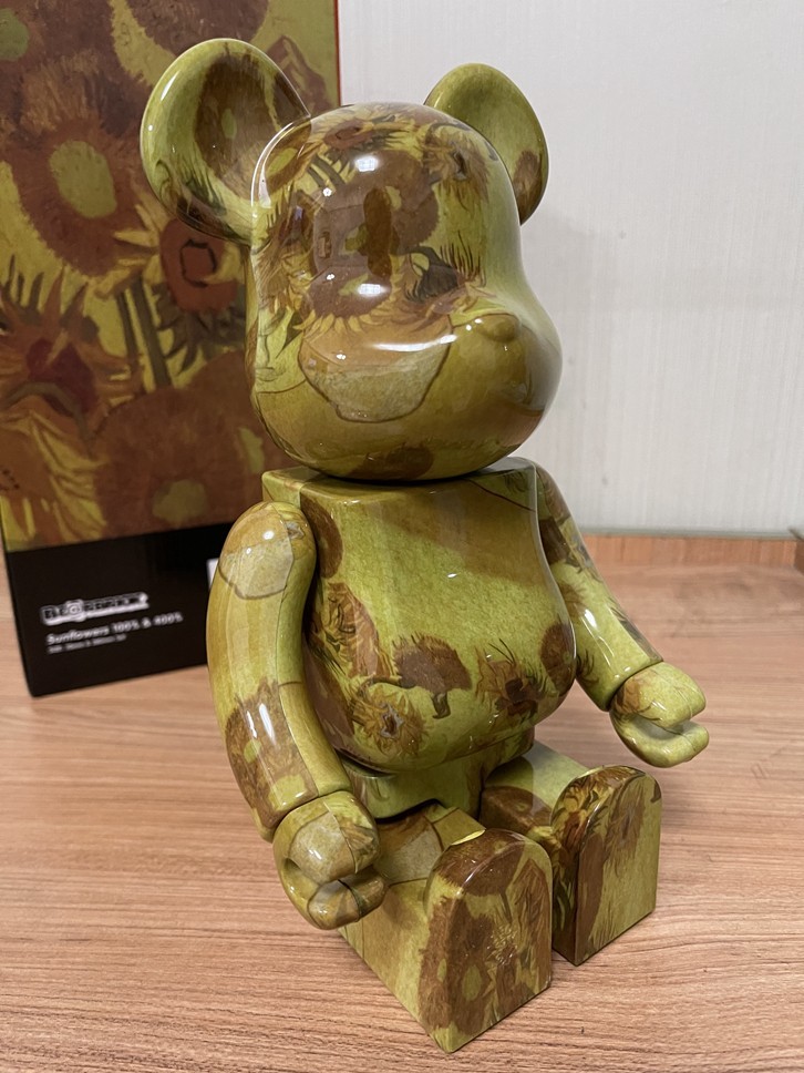 ★BE@RBRICK☆400％ Van Gogh Museum コラボ Sunflowers コレクション モデルおもちゃ ギフト ファッション メディコム【新品】83_画像4