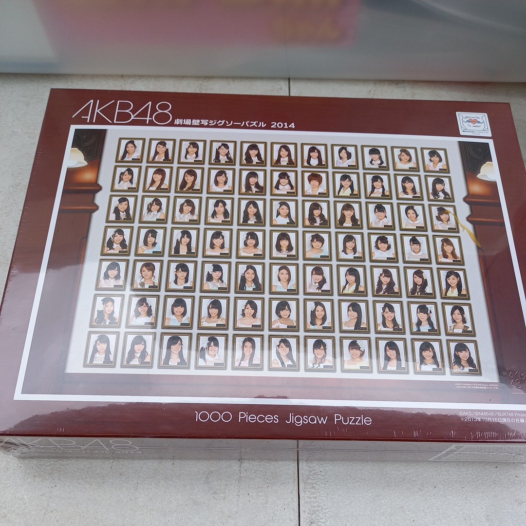 akb48 劇場壁写ジグソーパズル　2014 ゆうパック60 未使用　未開封　1000ピース　50×75 akb _画像1