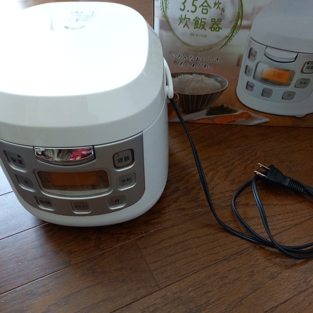  rice cooker .. plate attaching azmasrck-fs20 Yupack 80 box pain equipped electrification verification rice 3.5... vegetable cake ... soup etc. cooking 