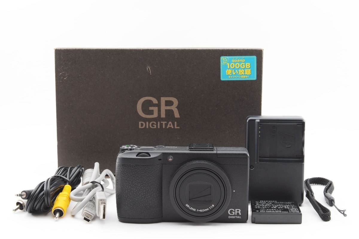 初回限定】 美品 RICOH GR DIGITAL III シャッター回数9734のみ 箱付き