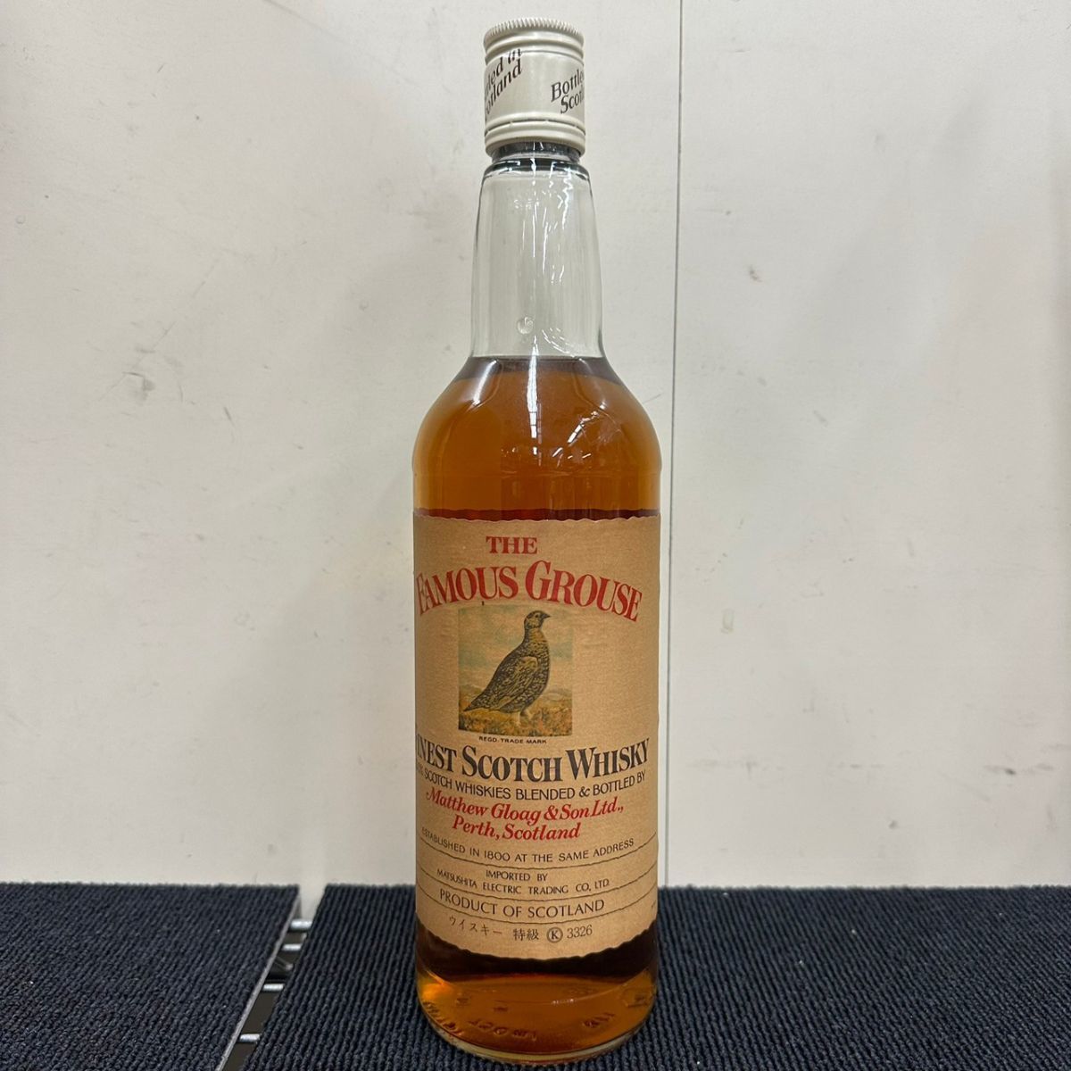 F628-ST9-469 THE FAMOUS GROUSE ザ フェイマス グラウス ファイネスト スコッチウイスキー 特級 750ml 43％ 古酒 未開栓 ④_画像1