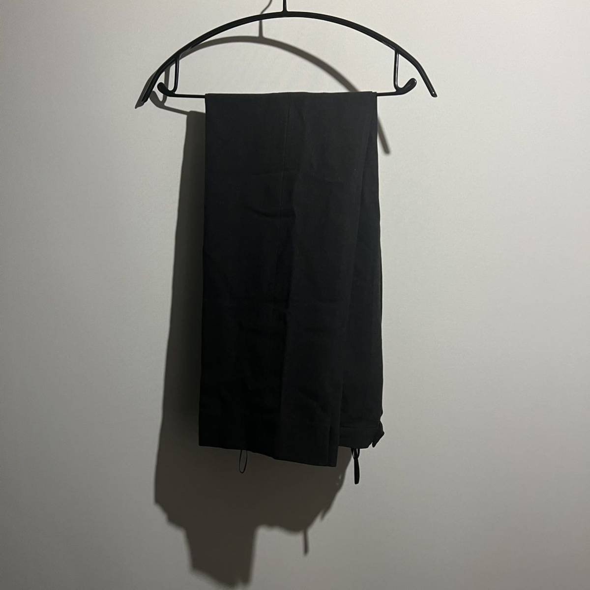 高級 美品 JIL SANDER+ ジルサンダー プラス スラックス トラウザー チャコールグレー レディース ウール100% 裏地キュプラ_画像2