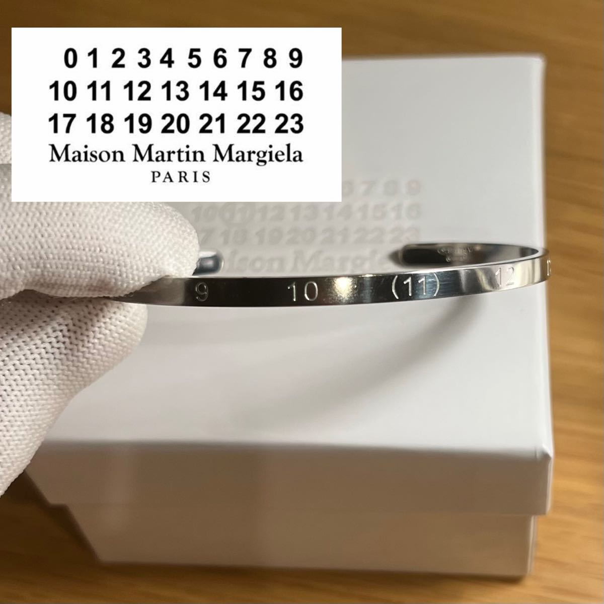雑誌で紹介された Maison Margiela マルジェラ ナンバリング バングル